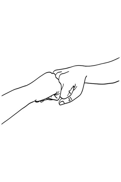 Fist Bumps, High-Fives & Jazz Hands by 83 Oranges framed canvas print