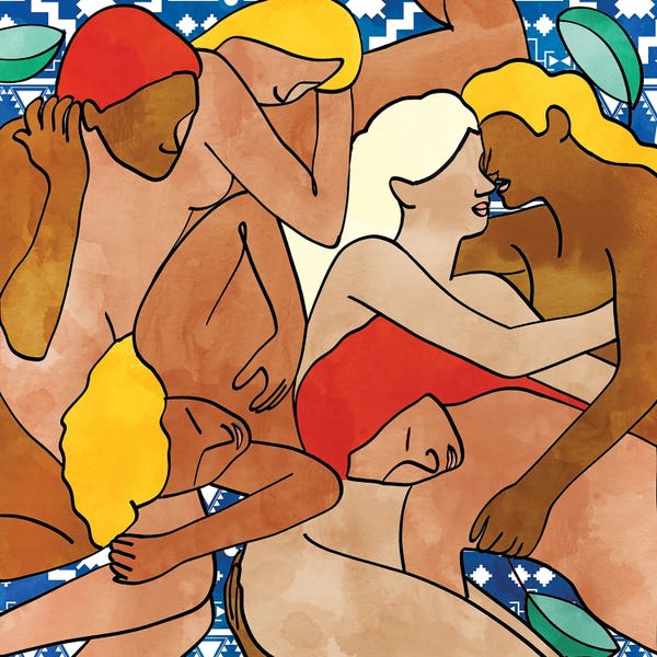 Bathroom Nudes: Turkish Bath by 83 Oranges