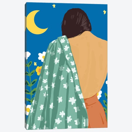 I Have Loved The Moon & The Stars Too Fondly To Be Fearful Of The Night Canvas Print #UMA457} by 83 Oranges Canvas Print