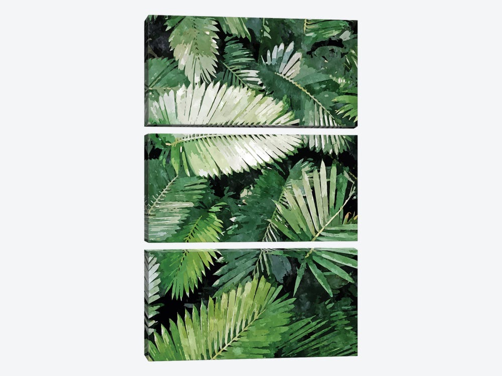 Life Is Better With Palm Trees by 83 Oranges 3-piece Canvas Art Print