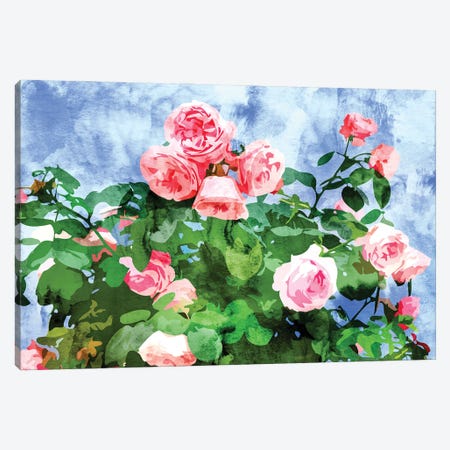 Love Planted A Rose & The Whole World Turned Sweet Canvas Print #UMA464} by 83 Oranges Canvas Artwork