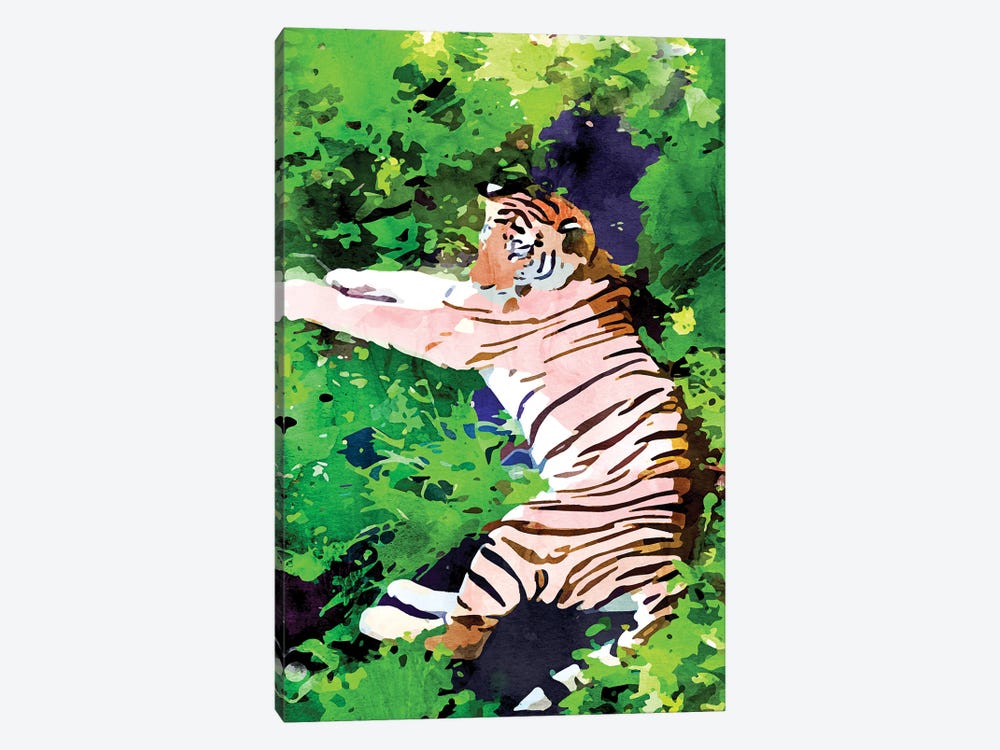 Blush Tiger 1-piece Art Print