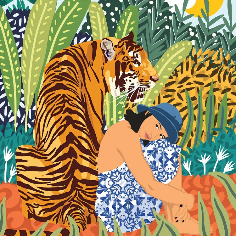 Awaken The Tiger Within by 83 Oranges wall art
