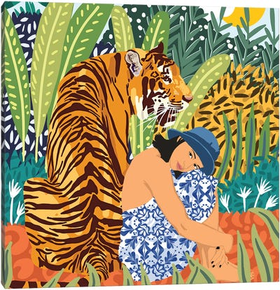 Awaken The Tiger Within Canvas Art Print - Tiger Art