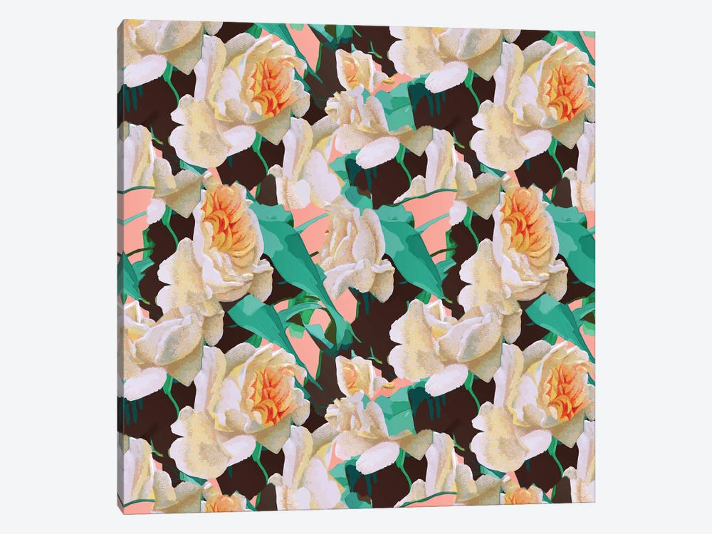 Tropical & White Blossom by 83 Oranges 1-piece Canvas Wall Art