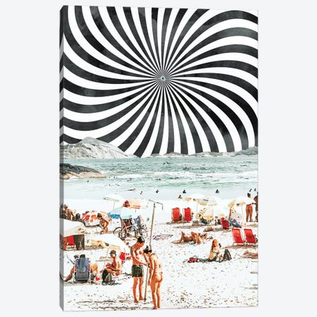 Summer On The Beach Canvas Print #UMA511} by 83 Oranges Art Print