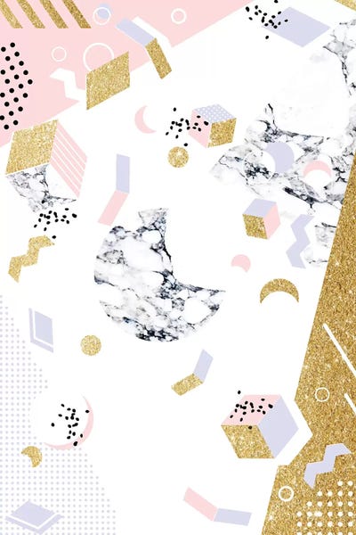 Marble Moon Abstraction