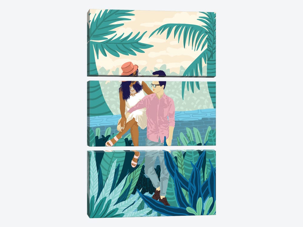 Tropical Romance by 83 Oranges 3-piece Art Print