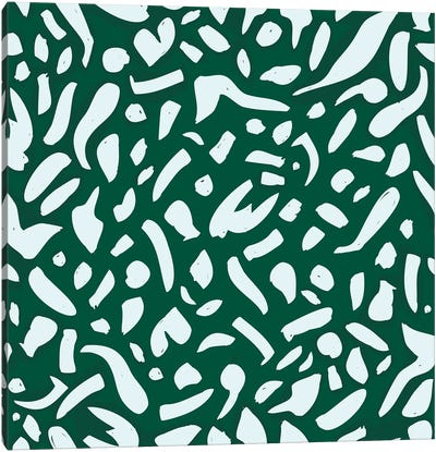 Deep Emerald Canvas Art Print - Green with Envy