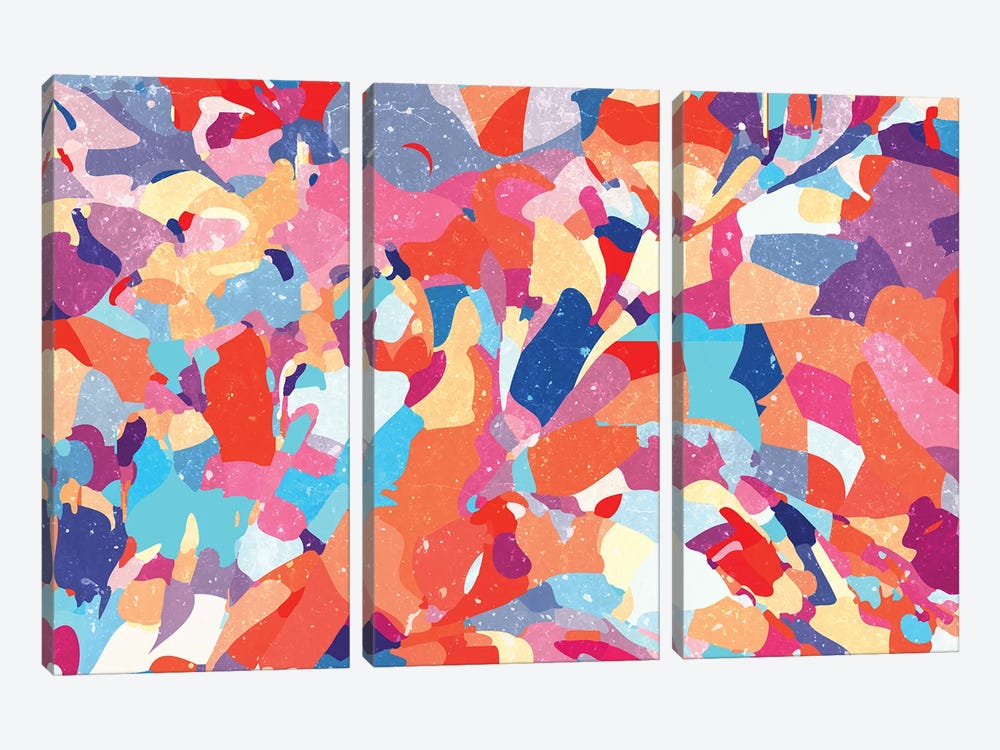 Mosaic Floor by 83 Oranges 3-piece Art Print