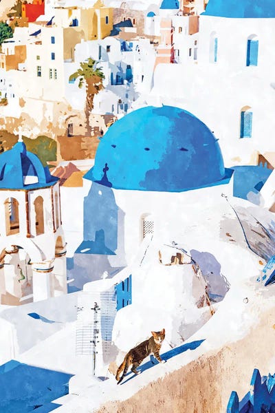 Santorini: Greek Goddess by 83 Oranges