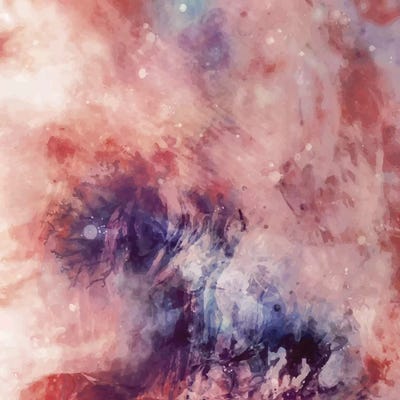 Peach by 83 Oranges framed canvas print