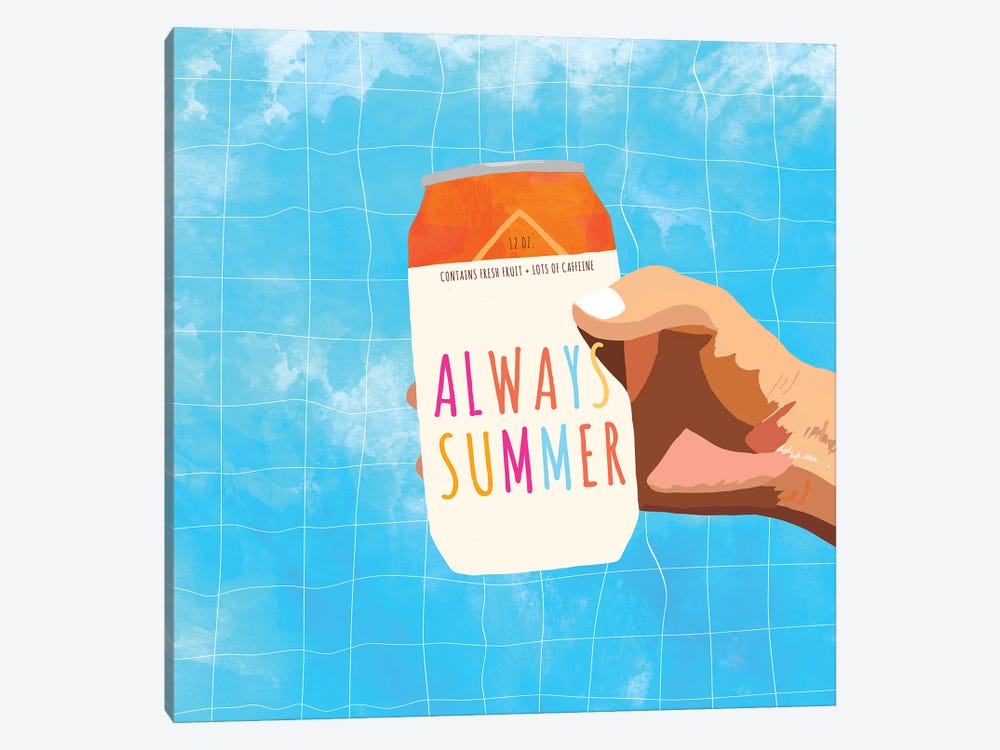 Always Summer by 83 Oranges 1-piece Canvas Wall Art