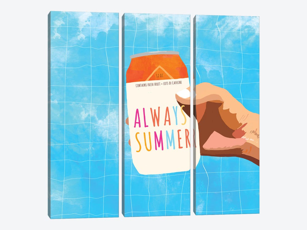 Always Summer by 83 Oranges 3-piece Canvas Art
