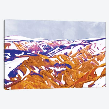 Snow Walk Canvas Print #UMA631} by 83 Oranges Canvas Wall Art