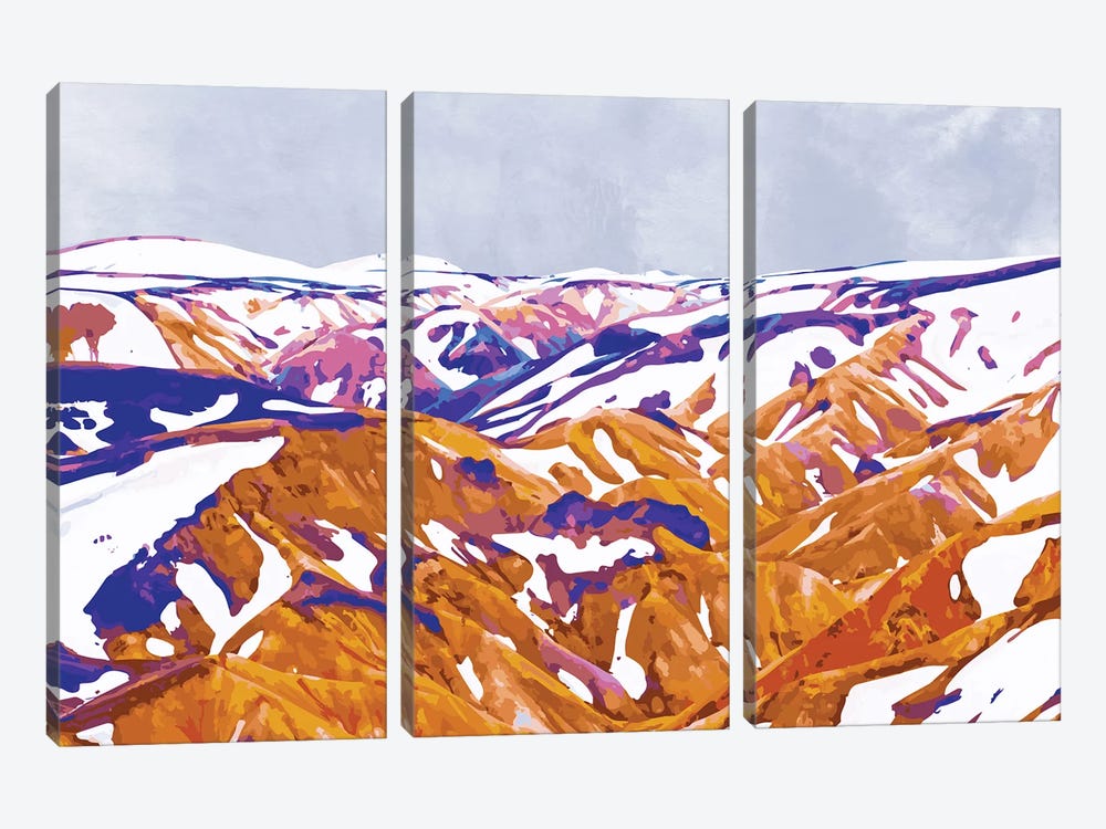 Snow Walk by 83 Oranges 3-piece Canvas Wall Art