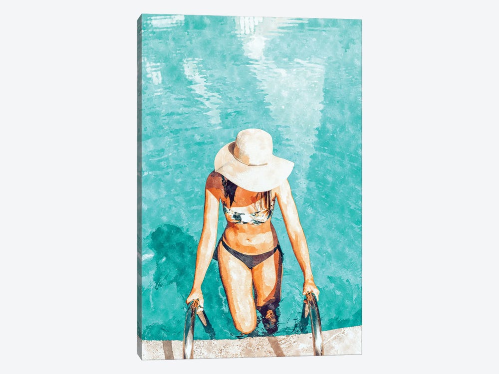 Pool Fashion by 83 Oranges 1-piece Canvas Art