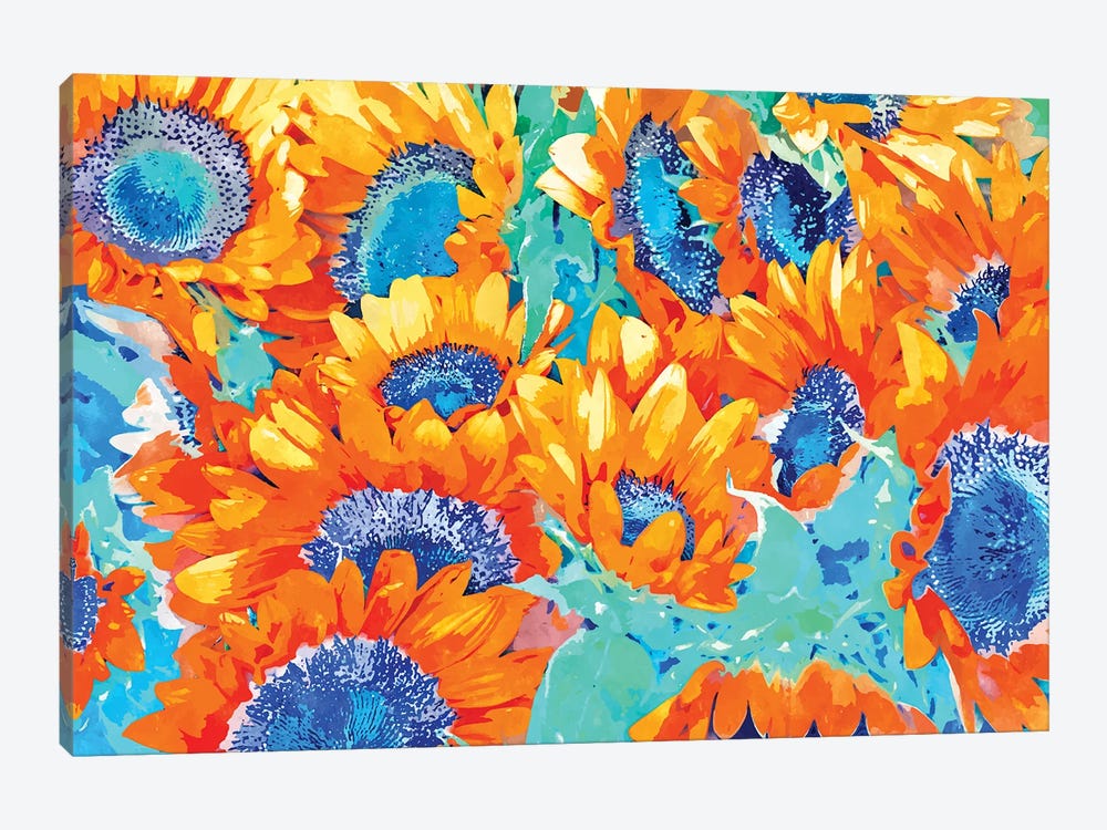Sunflower Garden by 83 Oranges 1-piece Canvas Wall Art