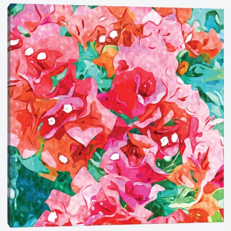 Be Like Bougainvillea, Blooming, Lush, Wild & Unassuming Canvas Print #UMA708} by 83 Oranges Canvas Wall Art