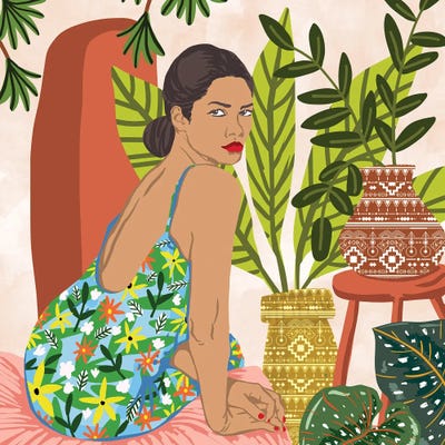 Anything Worth Having, Is Worth The Wait by 83 Oranges framed canvas print