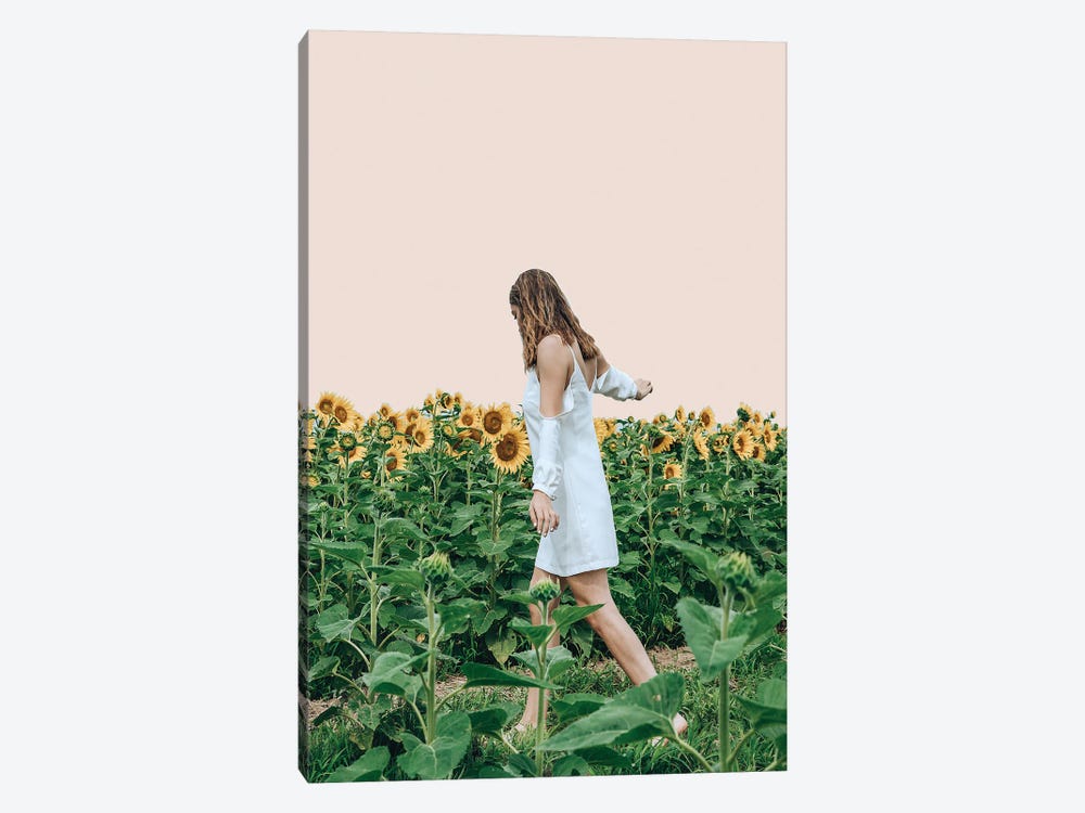 Lost In Sunflowers by 83 Oranges 1-piece Canvas Print