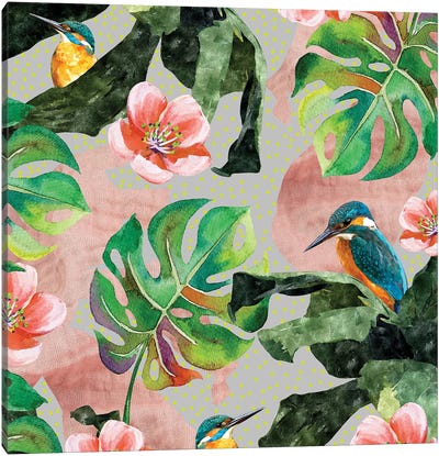 Bird Sanctuary Canvas Art Print - Plant Mom