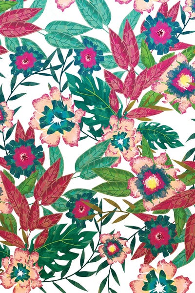 Floral Mood by 83 Oranges framed canvas print