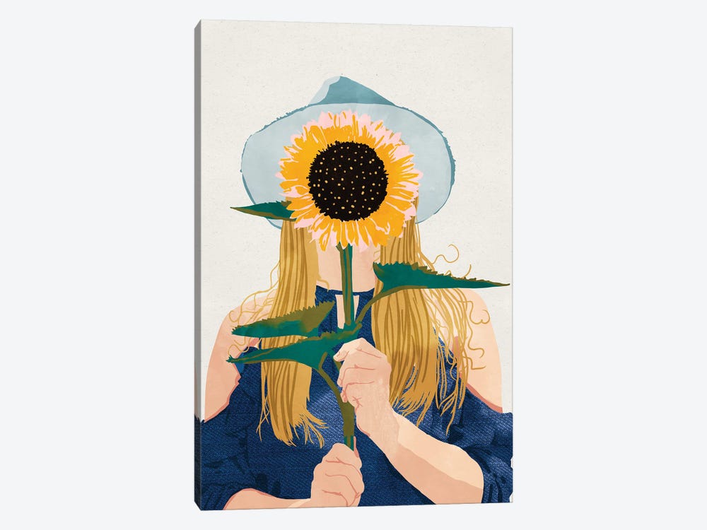 Miss Sunflower II by 83 Oranges 1-piece Canvas Art
