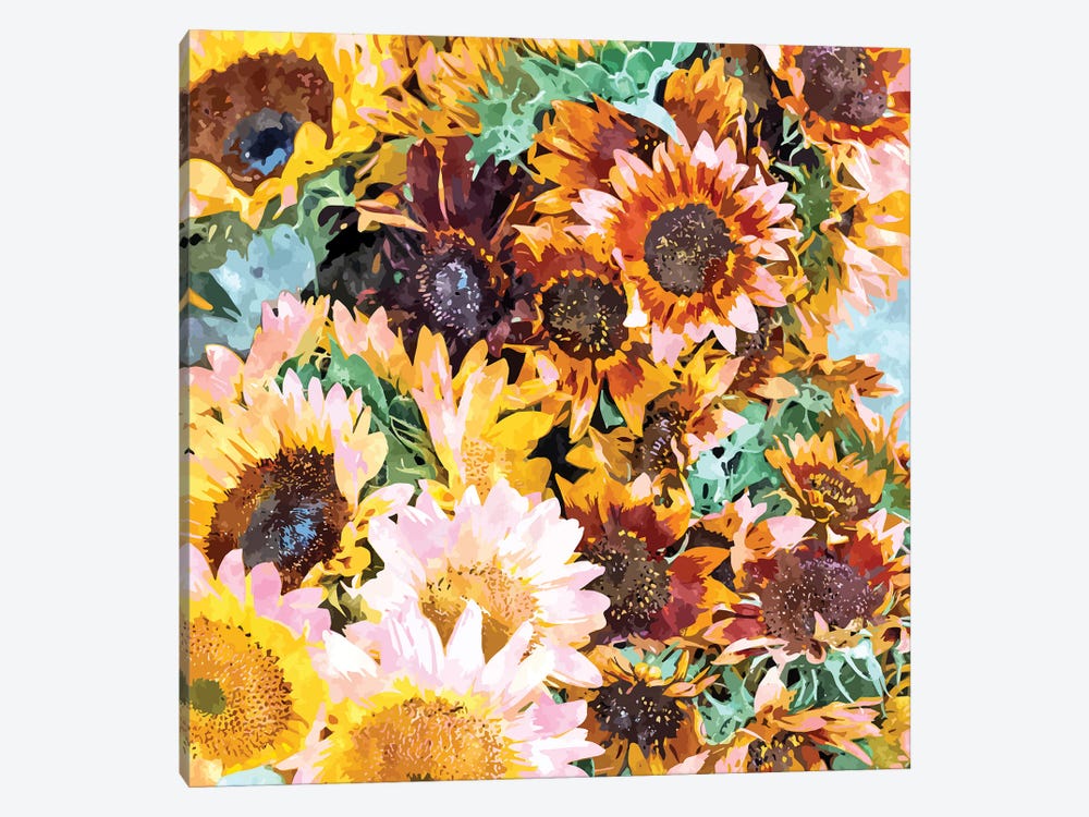 Summer Sunflowers by 83 Oranges 1-piece Canvas Art