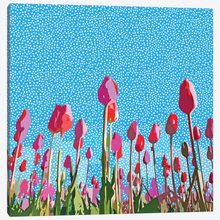 Tiptoe Through The Tulips With Me Canvas Print #UMA882} by 83 Oranges Canvas Art Print
