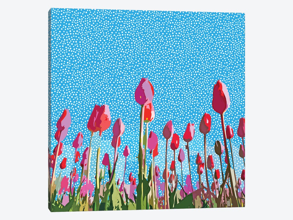 Tiptoe Through The Tulips With Me by 83 Oranges 1-piece Canvas Art Print