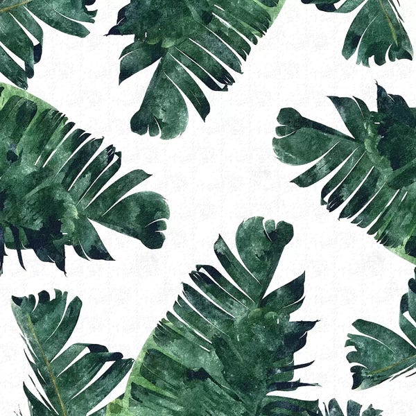 Floral & Botanical Patterns: Banana Leaf Watercolor by 83 Oranges
