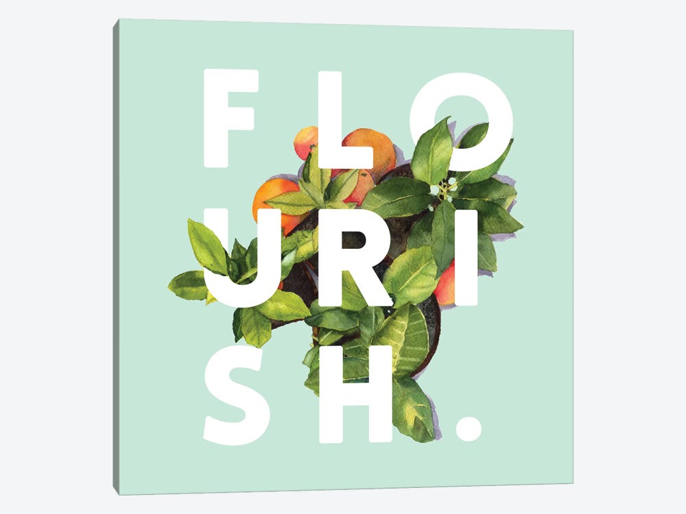 Flourish by 83 Oranges 1-piece Canvas Artwork