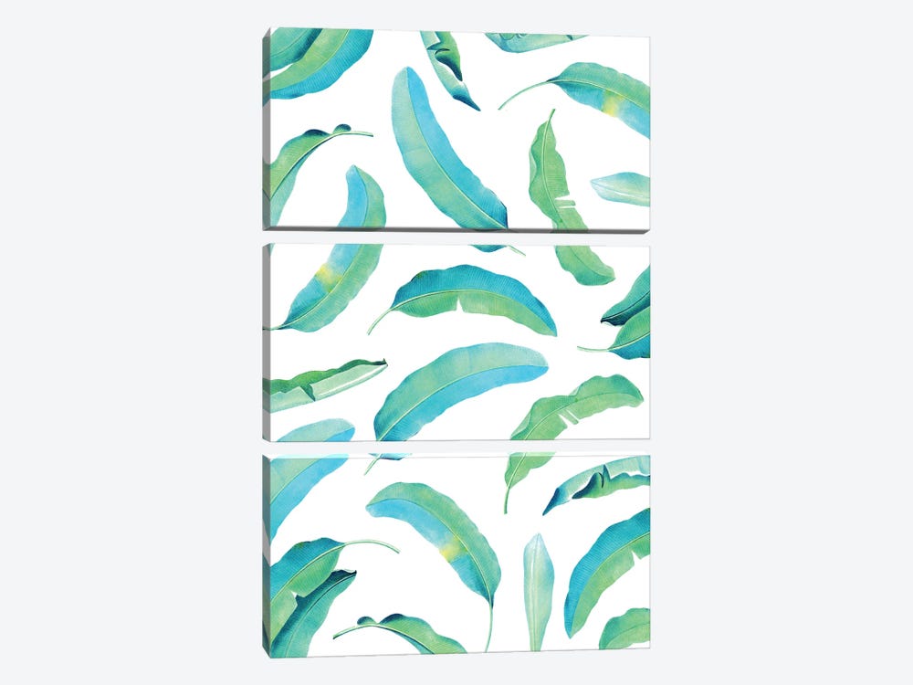 Turn Over A New Banana Leaf by 83 Oranges 3-piece Canvas Artwork