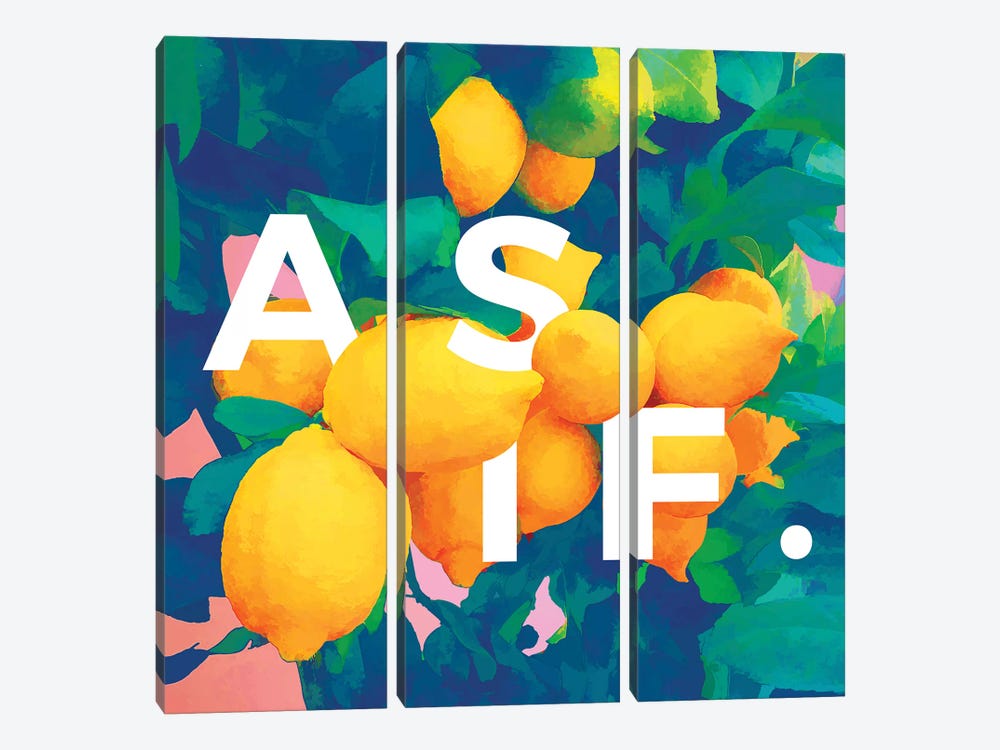 As If by 83 Oranges 3-piece Canvas Art Print