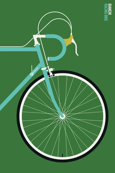 Mint Sports Bike Front by Bo Lundberg multi panel art