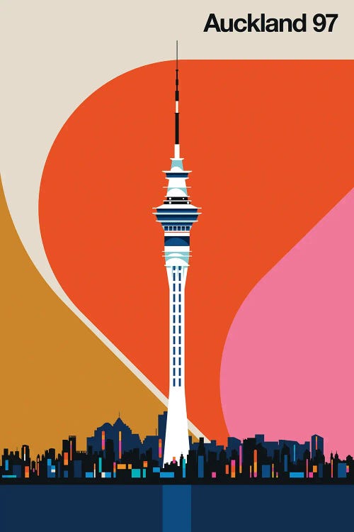Auckland 97 by Bo Lundberg canvas print