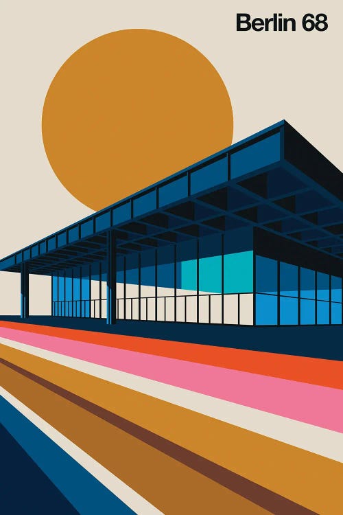 Berlin 68 by Bo Lundberg canvas print