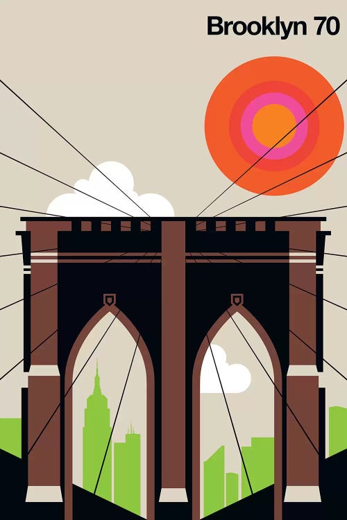 Brooklyn 70 by Bo Lundberg wall art
