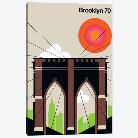 Brooklyn 70 Canvas Print #UND10} by Bo Lundberg Canvas Art Print
