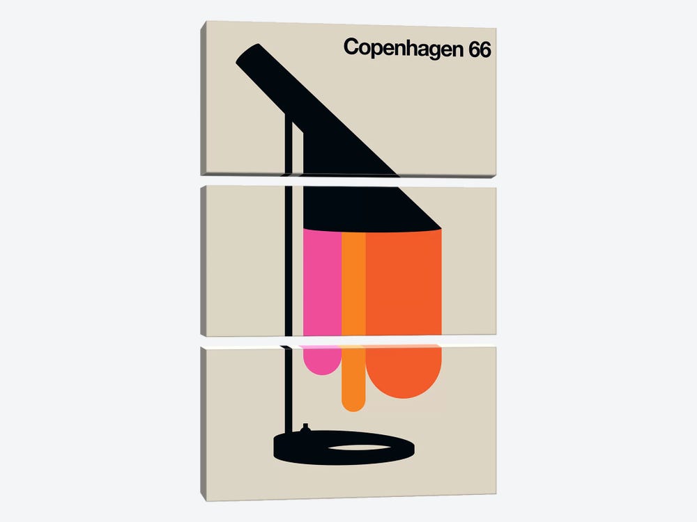 Copenhagen 66 by Bo Lundberg 3-piece Art Print