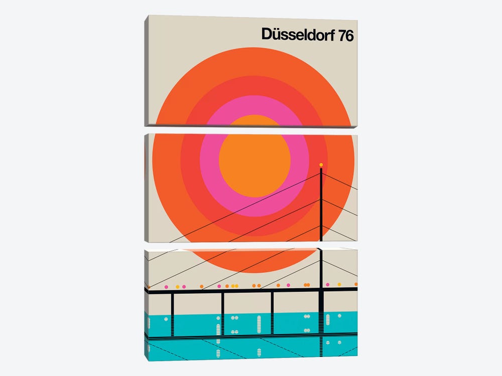 Düsseldorf 76 by Bo Lundberg 3-piece Art Print