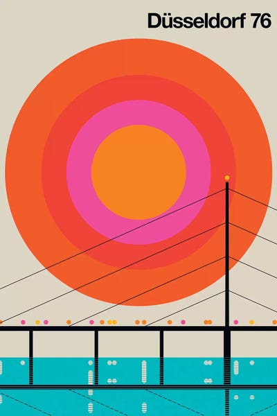 Vintage & Retro Bedroom: Düsseldorf 76 by Bo Lundberg