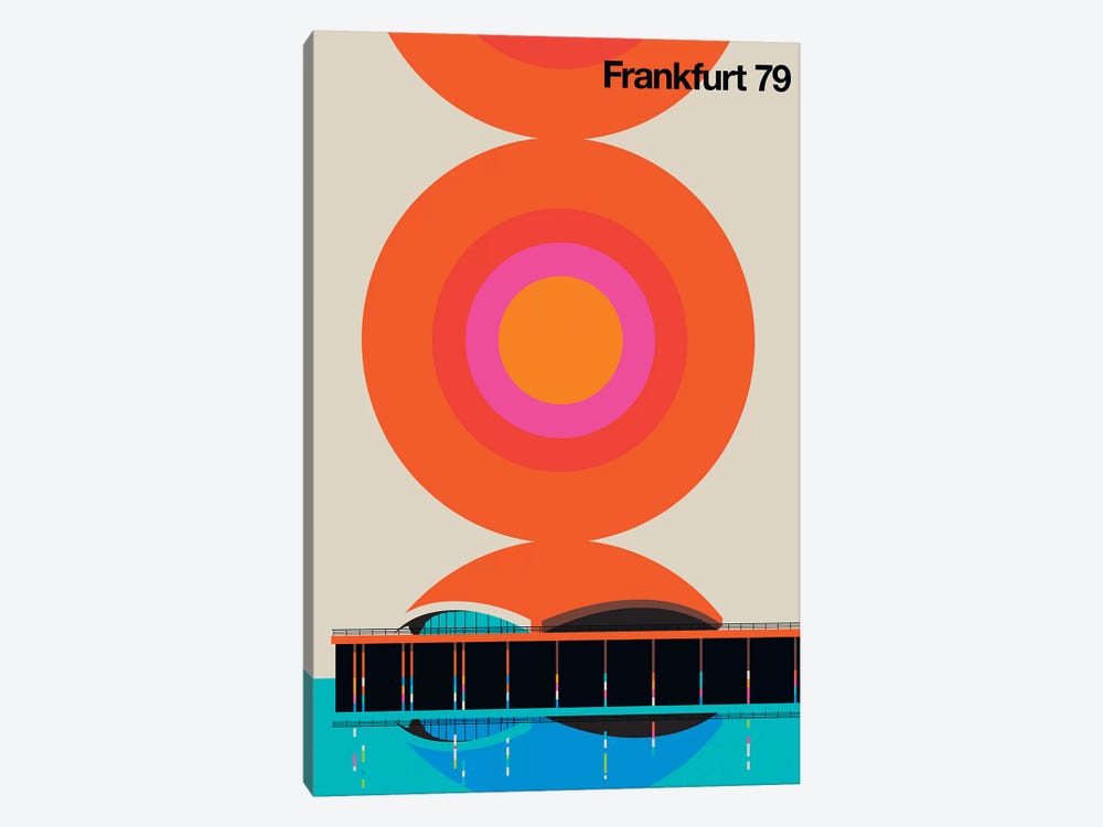 Frankfurt 79 by Bo Lundberg 1-piece Canvas Art Print