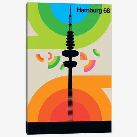 Hamburg 68 Canvas Print #UND18} by Bo Lundberg Art Print