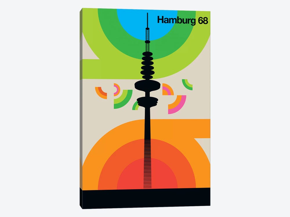 Hamburg 68 by Bo Lundberg 1-piece Canvas Artwork