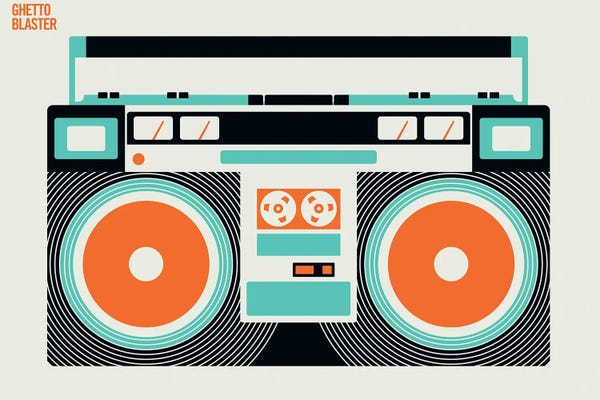 High School: Icons - Ghetto Blaster by Bo Lundberg