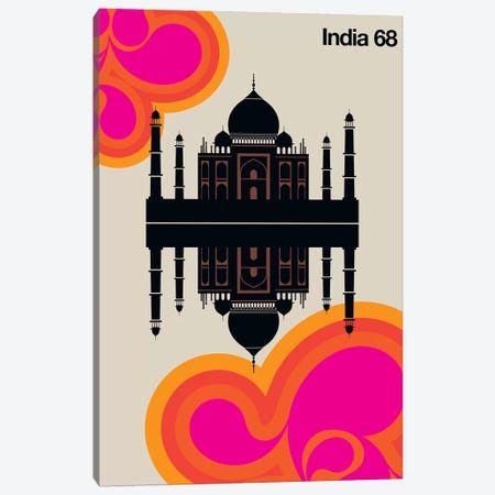 India 68 Canvas Print #UND27} by Bo Lundberg Art Print