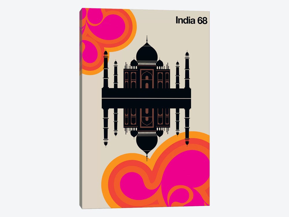 India 68 by Bo Lundberg 1-piece Canvas Artwork