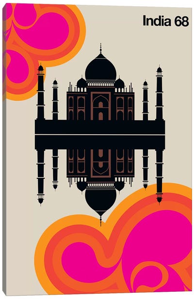 India 68 Canvas Art Print - Bo Lundberg